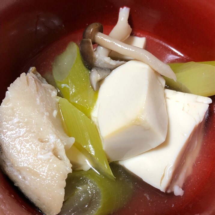 美味しい湯豆腐